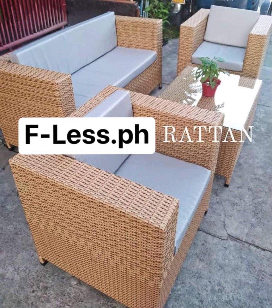 Synthetic Rattan Sala set. All weather furniture, Furniture & Home