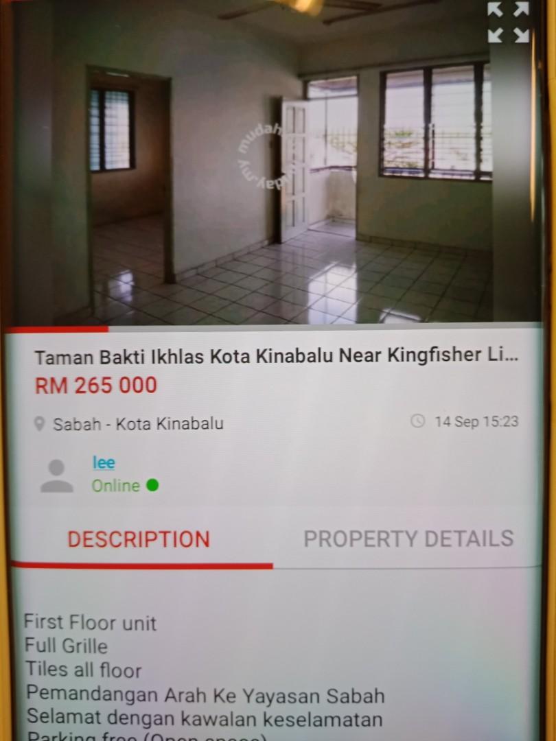 Taman Bakti Ikhlas Kota Kinabalu Sabah, Property, For Sale on Carousell