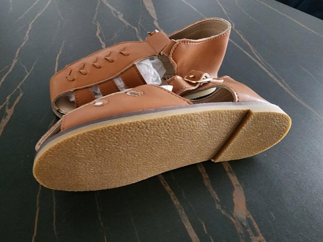 Children's leather sandals best sale