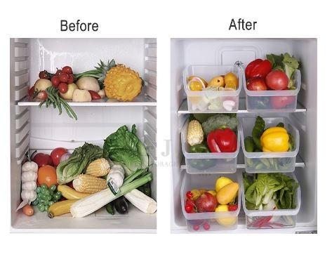 Translucent/Clear Fridge Storage Cabinet Storage, Furniture & Home ...