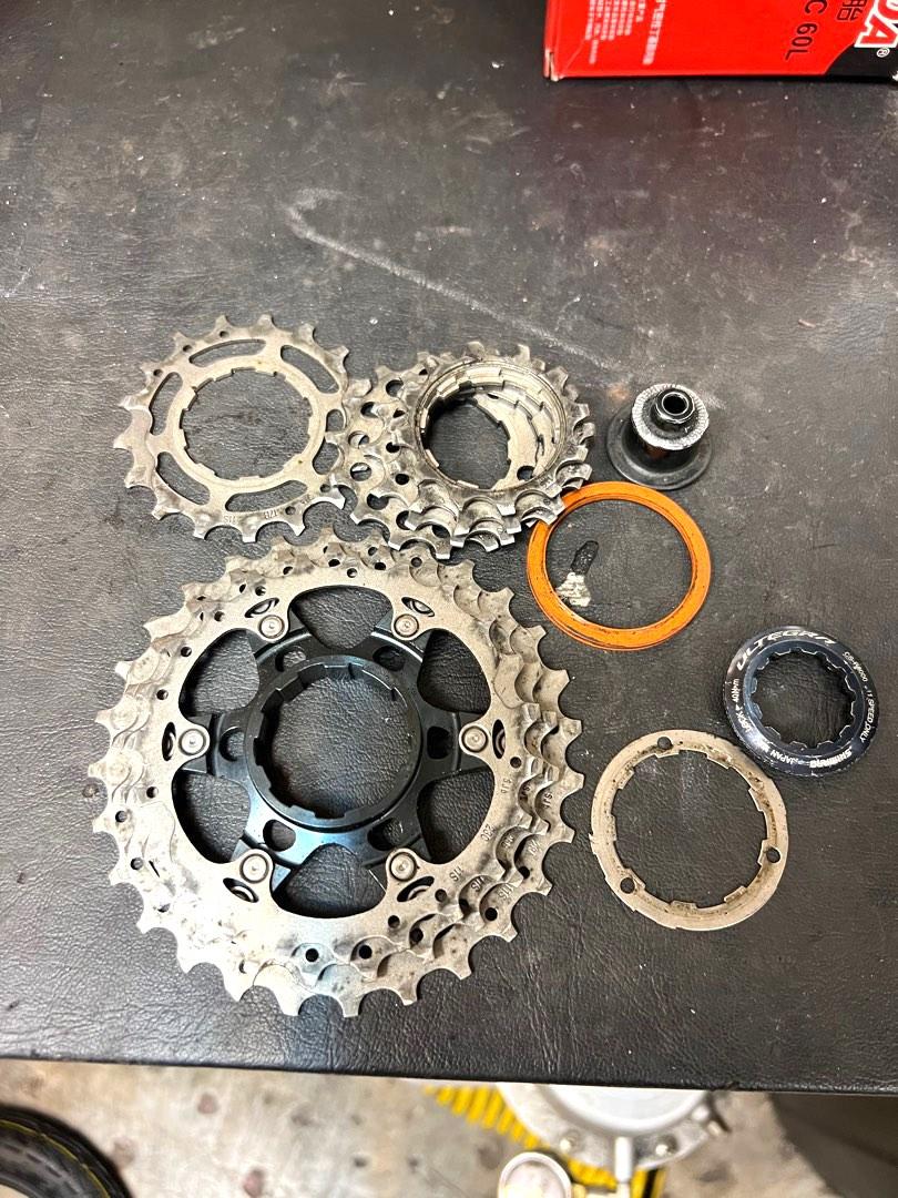 *Ultrasonic Cleaning Chain Cassette Hub Etc. and Overhaul ( Dismantle