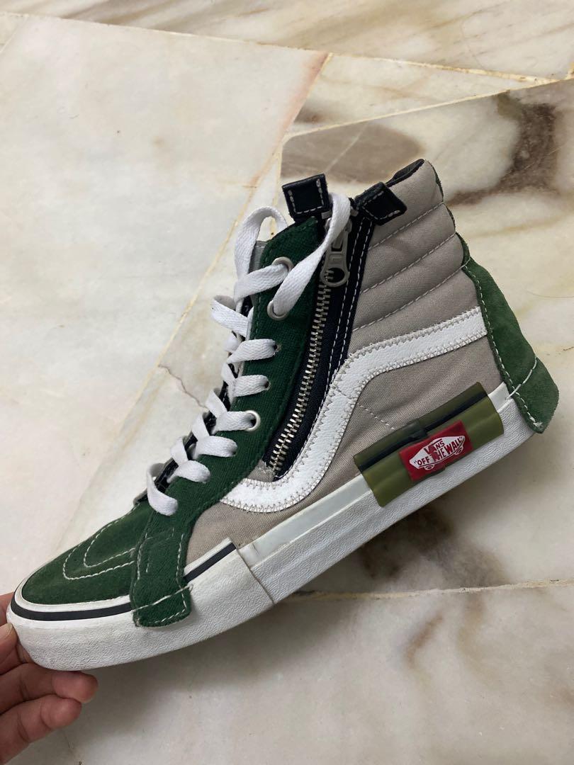 High top vans zipper hotsell