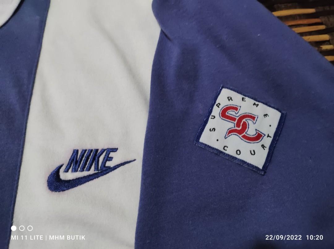 Vintage Nike Supreme Court Polo Tee Shirt, Men's Fashion, Tops