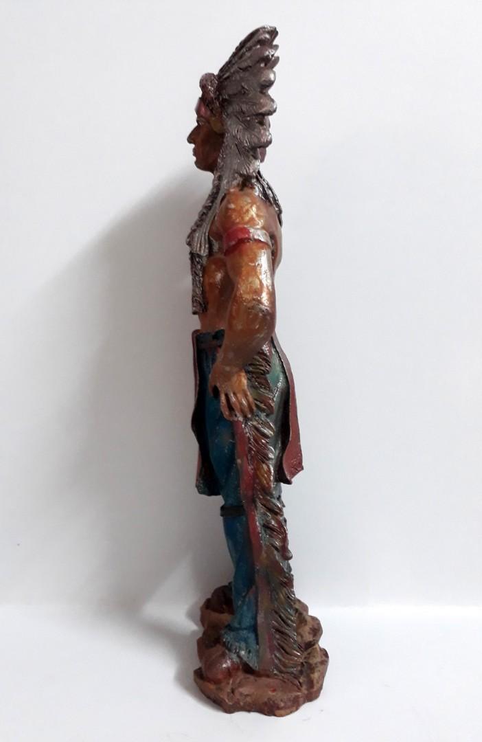 Vintage Red Indian Chief Figurine, Hobbies & Toys, Collectibles ...
