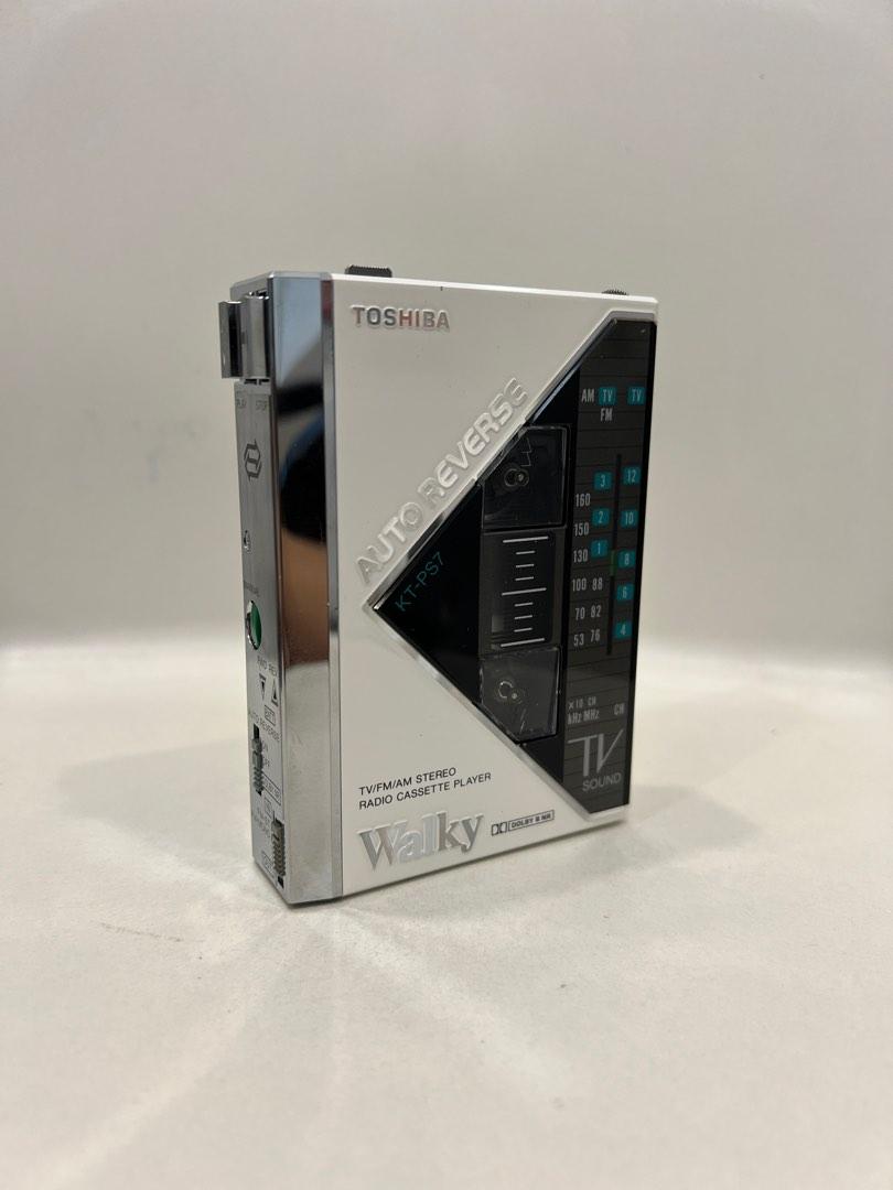 Vintage Toshiba Walkman cassette tape player, Audio, Portable Music