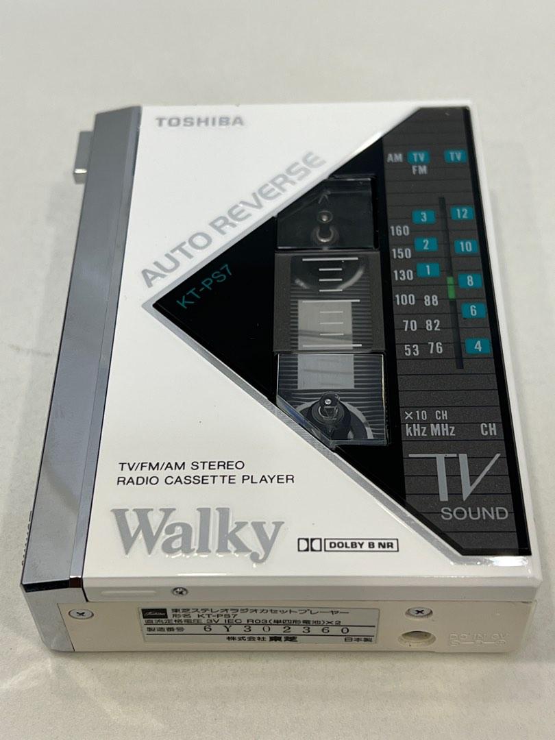 Vintage Toshiba Walkman cassette tape player, Audio, Portable Music
