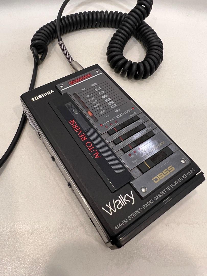 Vintage Toshiba Walkman KT-V860 cassette tape player , Audio, Portable ...