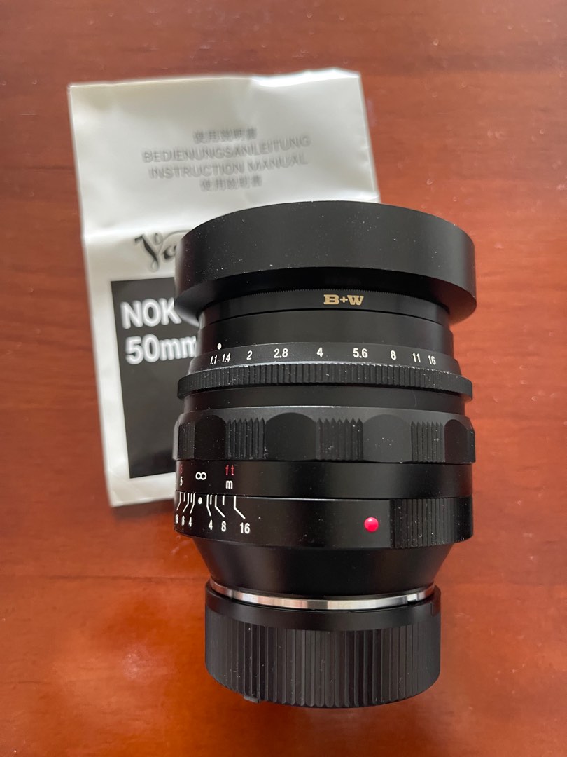 Voigtlander Nokton 50mm/F1.1 M-mount, 攝影器材, 鏡頭及裝備- Carousell