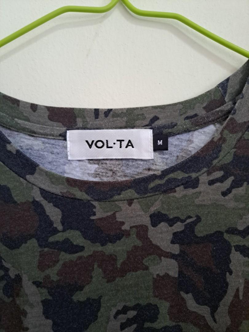 Longline camo t shirt top