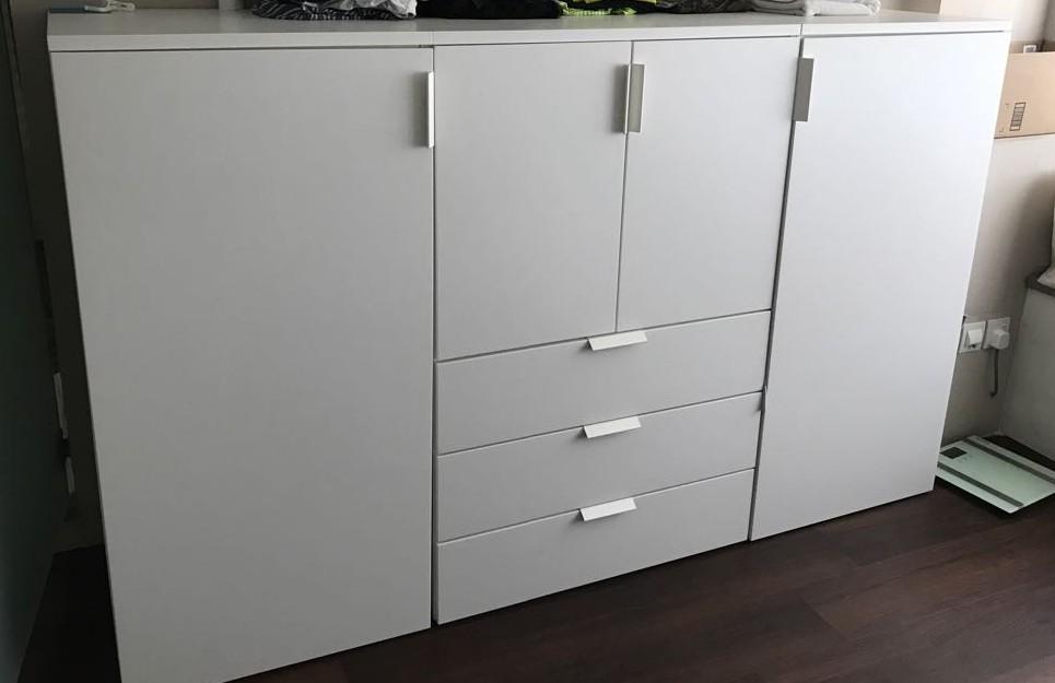 Wardrobe / chest drawer set Plasta, Furniture & Home Living, Furniture