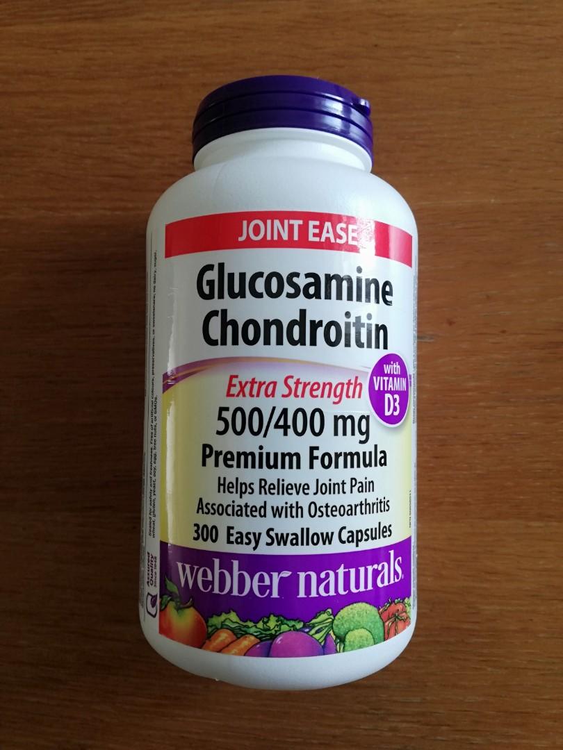 ber Naturals Joint Ease Glucosamine Chondroitin 500/400mg 葡萄糖胺, 健康及