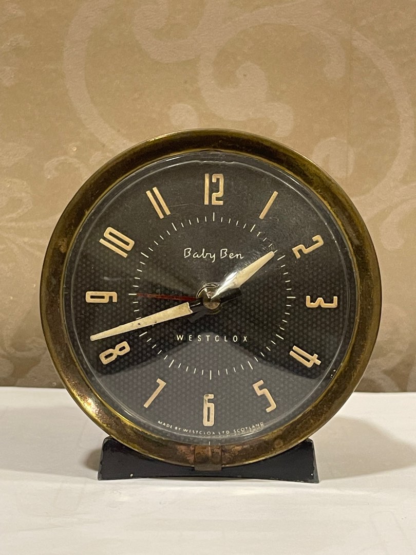 Westclox mini alarm clock, Furniture & Home Living, Home Decor, Clocks