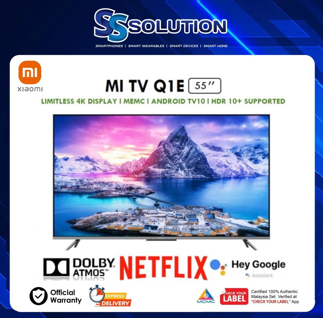 Xiaomi Mi TV Q1E 55 Inch - ( Limitless Design l QLED Display l Dolby Audio  and HDR 10+ l MEMC Visual ), TV & Home Appliances, TV & Entertainment,  Media Streamers & Hubs on Carousell