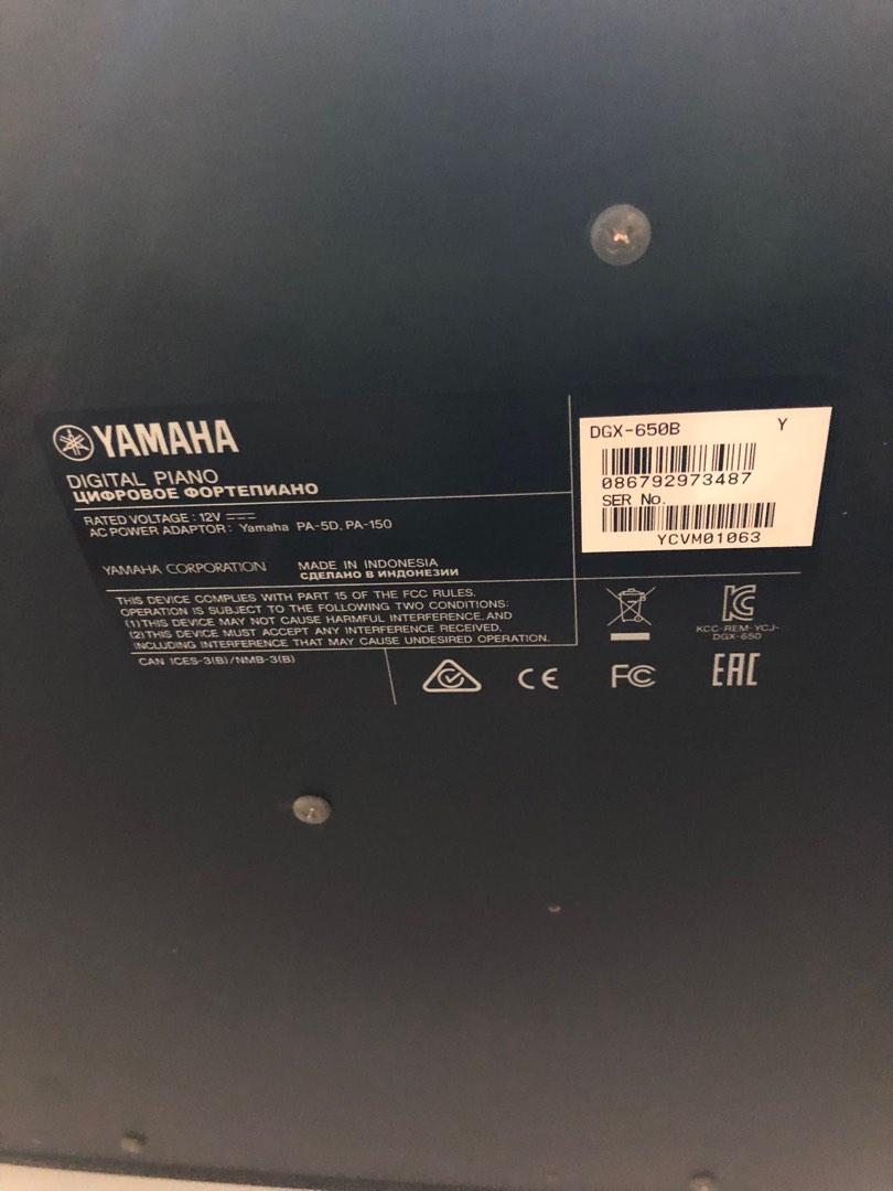 Yamaha Digital Piano dgx 650, Hobbies & Toys, Music & Media, Musical