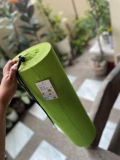 Yoga Mat with Net Carrying Bag