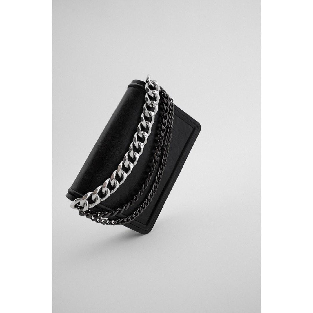 Zara chain crossbody bag sales