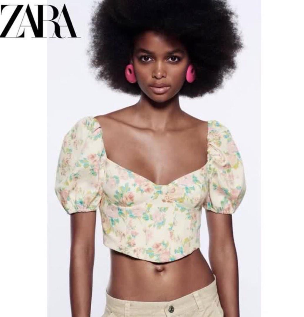 discounts prices ZARA Floral Bustier Limited Edition BNWT
