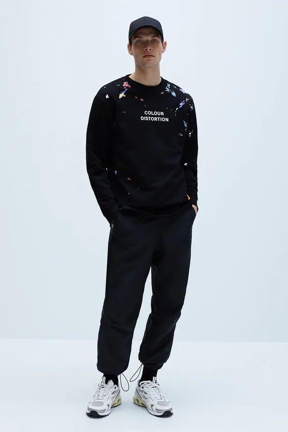 Color distortion sweatshirt clearance