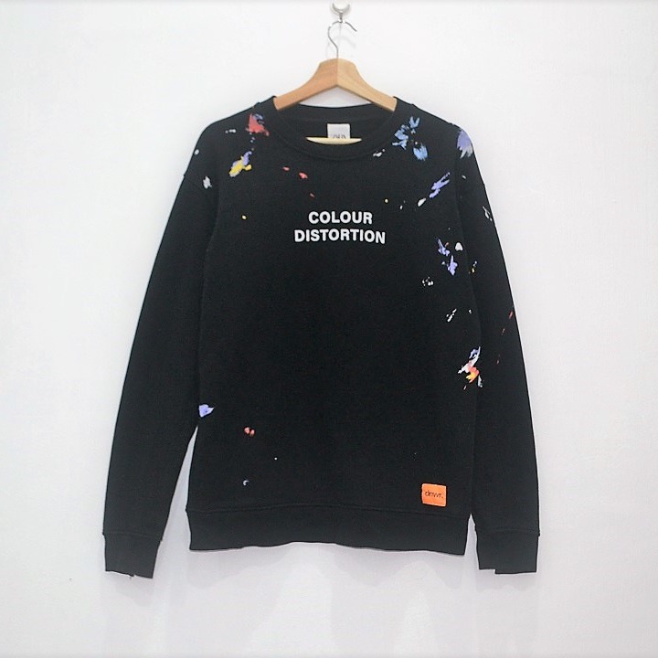 Color distortion sweatshirt clearance