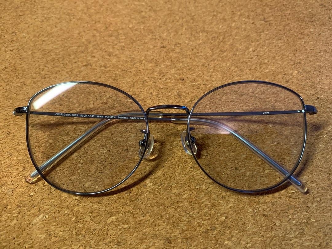 美品 Zoff classic メガネ ZT191002A 眼鏡 ゾフ 黒縁眼鏡 - メンズ ...