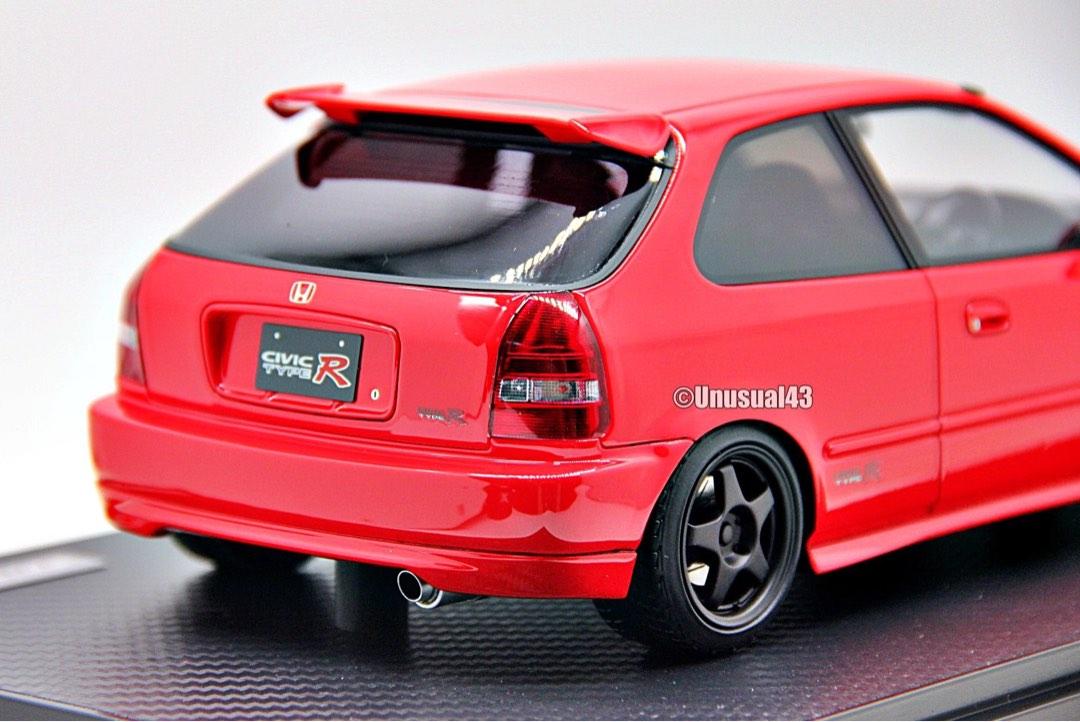 得価限定SALEイグニッションモデル ホンダ シビック (FK8) TYPE R 1/18 ミニカー IG 白 乗用車