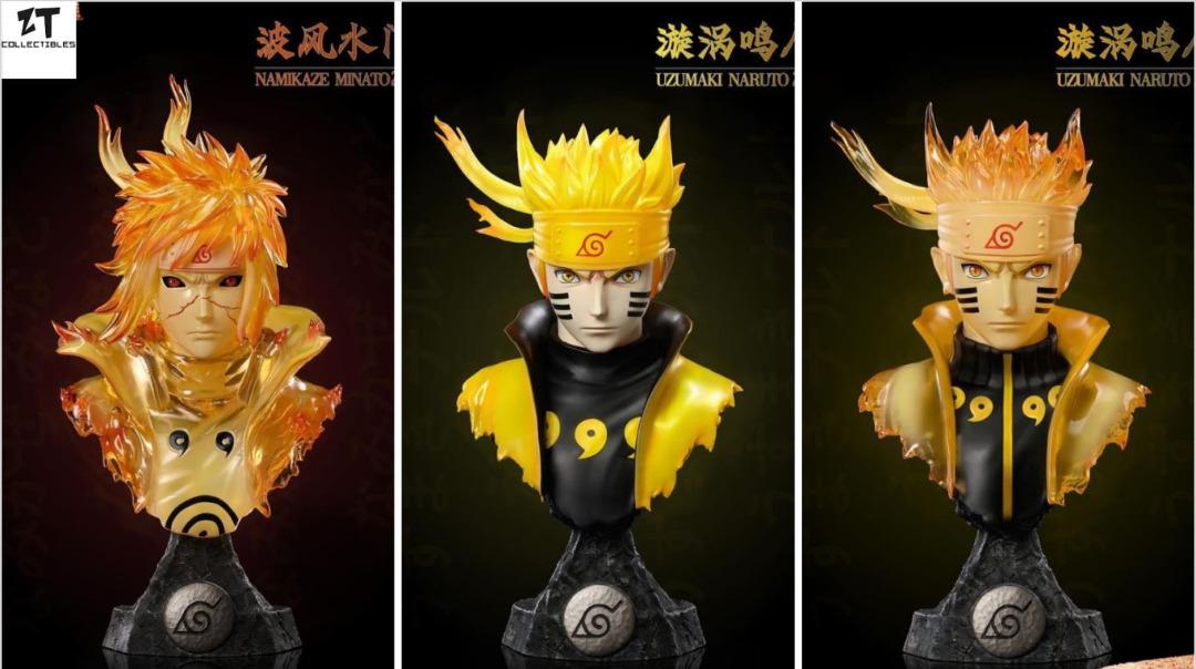 1/4 Minato / Naruto Rikudou Sennin Mode / Naruto Kyuubi Mode Bust (from