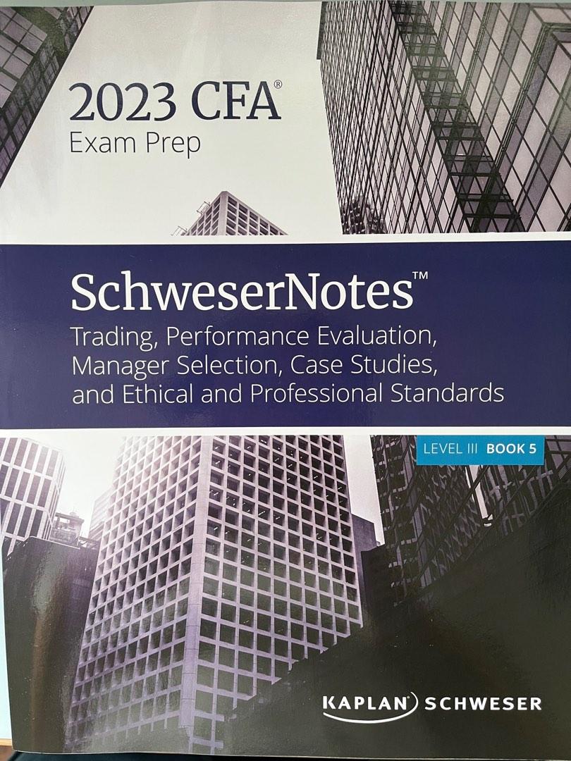 2023 CFA Level 3 Kaplan Schweser Notes Hobbies Toys Books schweser-cfa-level-2-textbooks-2022-hobbies-toys-books-magazines