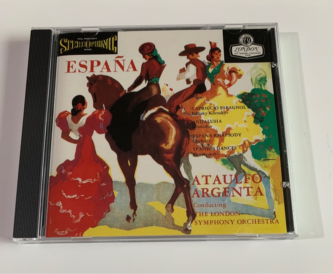 24k gold CD ESPANA Argenta Conducting The London Symphony