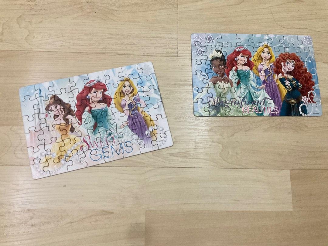 2 Different Disney Princess Puzzles, Hobbies & Toys, Toys & Games on ...
