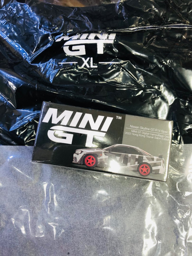 現貨可揀呎碼2022 車仔展Mini GT #445 Skyline GTR R34 會塲限定ToyCar 