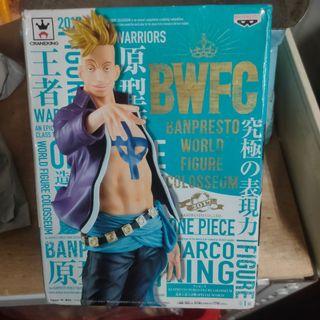 航海王 海賊王 公仔 白證 馬爾科 盒況不好 無一次膠 萬普 BANPRESTO