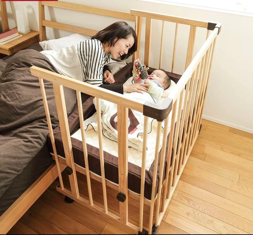 " MULTIPLE VARIATIONS Farska Japanese crib all solid wood environmentally friendly Japanese BB