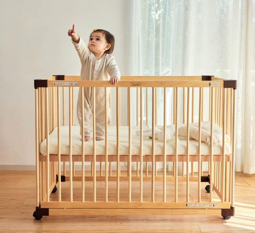 " MULTIPLE VARIATIONS Farska Japanese crib all solid wood environmentally friendly Japanese BB