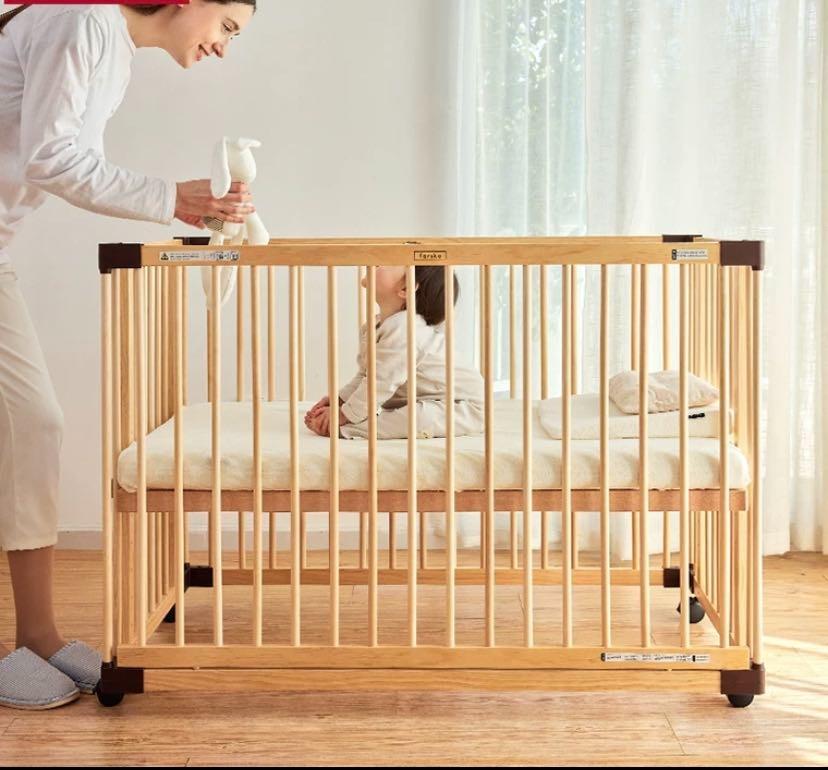 " MULTIPLE VARIATIONS Farska Japanese crib all solid wood environmentally friendly Japanese BB