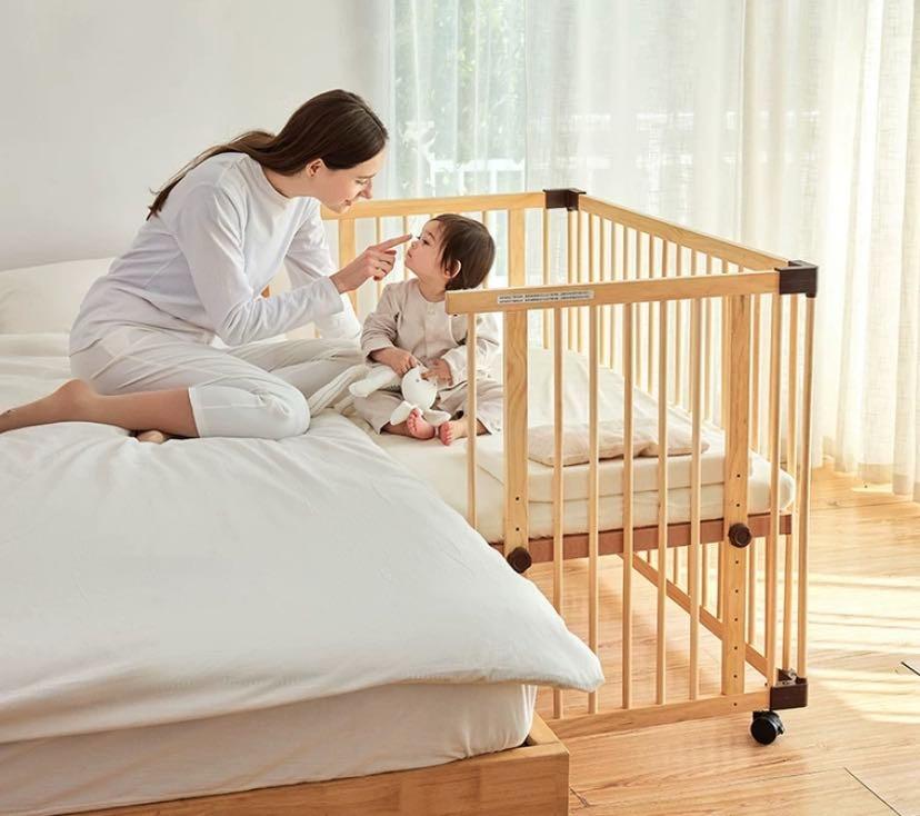 " MULTIPLE VARIATIONS Farska Japanese crib all solid wood environmentally friendly Japanese BB