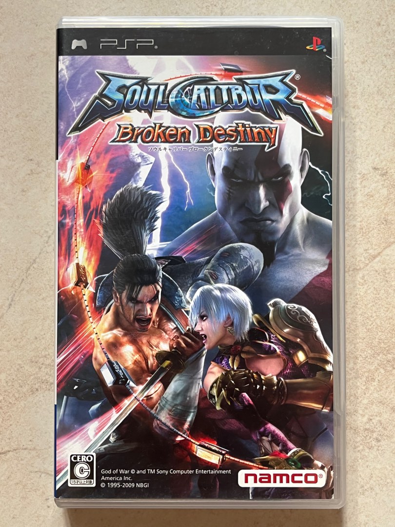 日版PSP NAMCO SOUL CALIBUR BROKEN DESTINY 劍魂刀魂靈魂能力