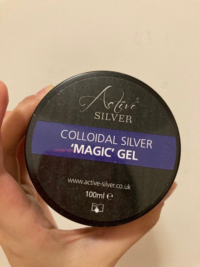 Active Silver 膠性銀凝膠 濕疹 牛皮癬 暗瘡 Colloidal Silver Magic Gel, 健康及營養食用品, 醫療