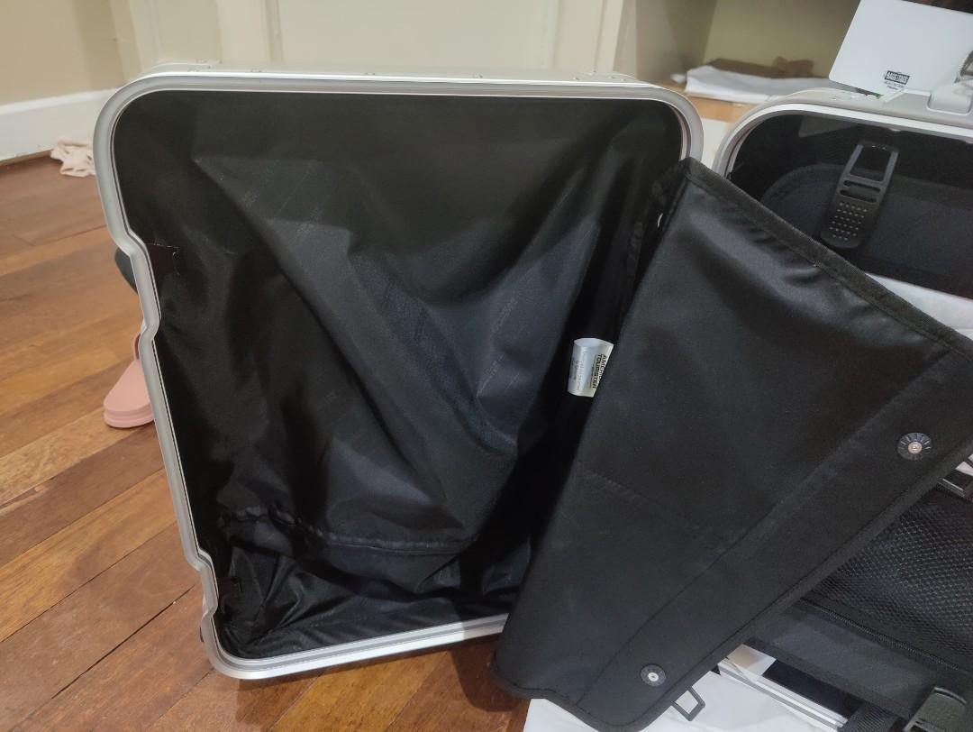 American Tourister Aluminum 55cm LP posted, Hobbies & Toys, Travel