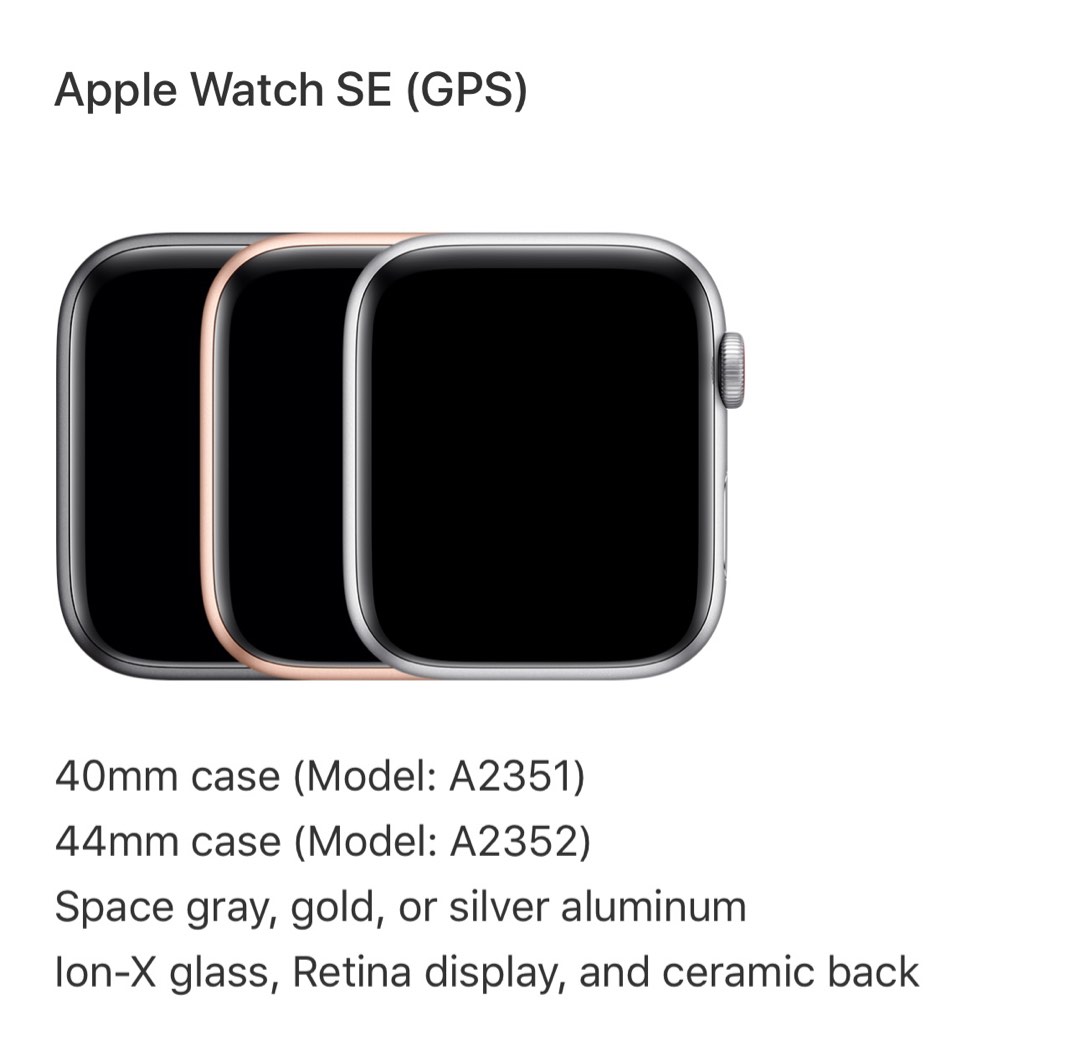 最も人気のある製品 Apple watch SE 44mm A2352モデル