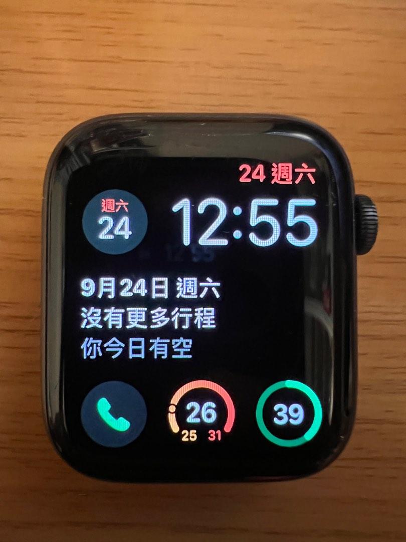 Apple Watch SE GPS 44mm 太空灰(A2352), 手提電話, 智能穿戴裝置及