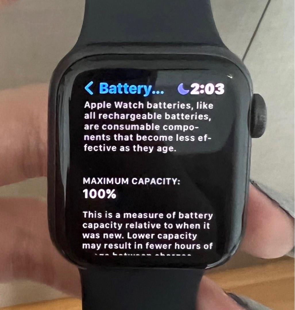 Apple watch series 6 40mm battery life best sale