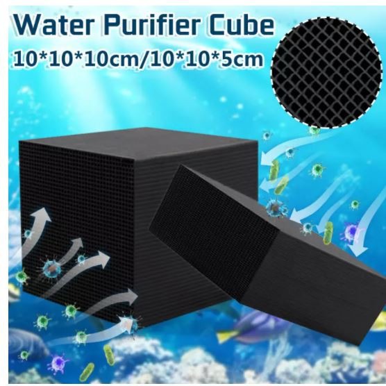 Aquarium Water Purifier Cube Aquarium Cleaning Carbon Water Purifier