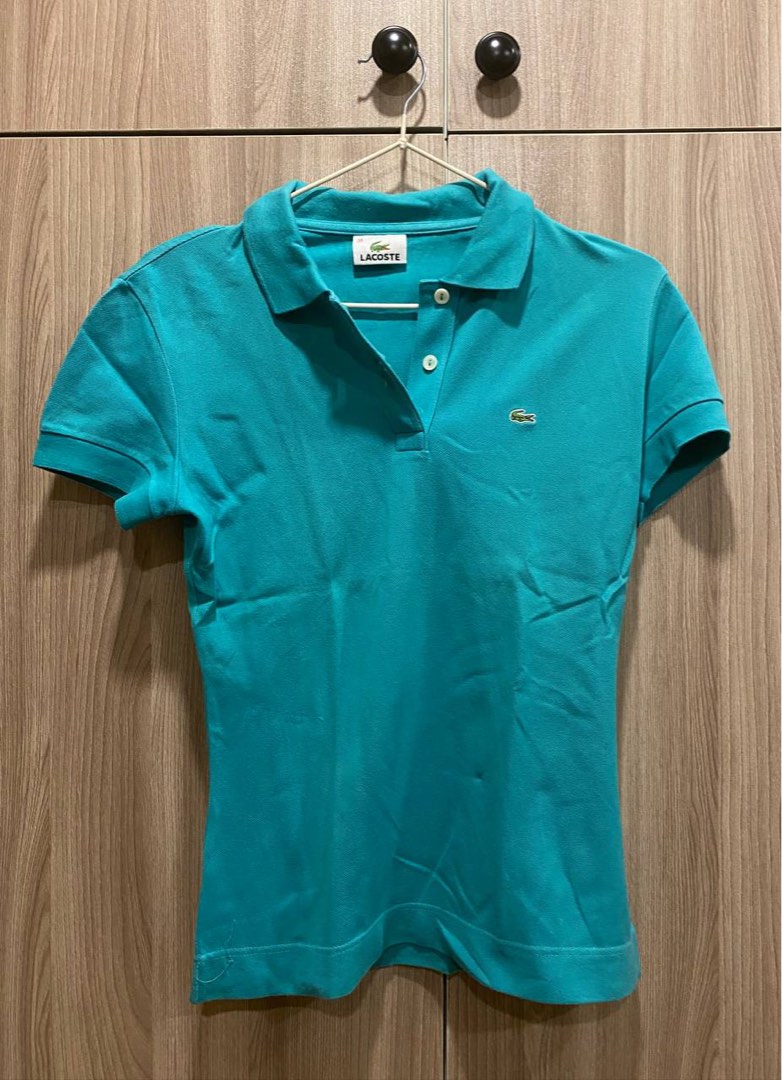 Lacoste LACOSTE CHEMISE French Lacoste short sleeve polo shirt size 6 men's XL equivalent cotton green type Vintage Second Hand