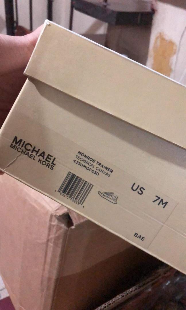 michael kors monroe trainer black