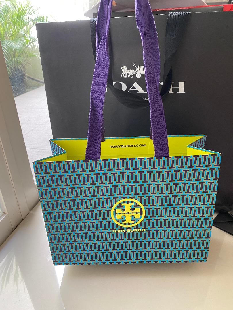 Authentic Tory Burch Paper Bag, Barang Mewah, Tas & Dompet di Carousell