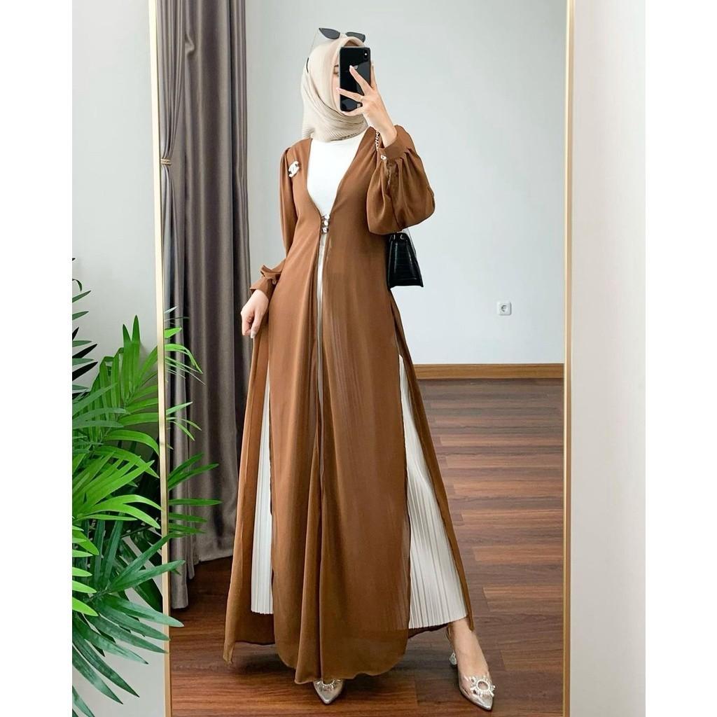Baju Outer Wanita Cardigan Panjang Laura Dress