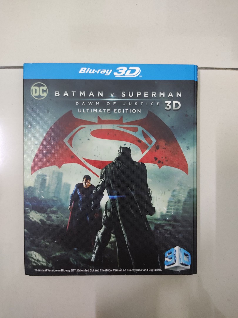 Batman V Superman Dawn of Justice Blu-ray 50G, Hobbies & Toys, Music &  Media, CDs & DVDs on Carousell