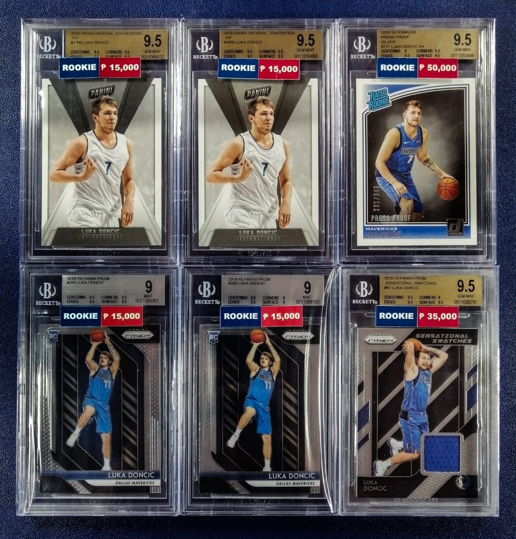 lukadoncicLuka Doncic 2018-19 Prizm Silver Bgs 9.5