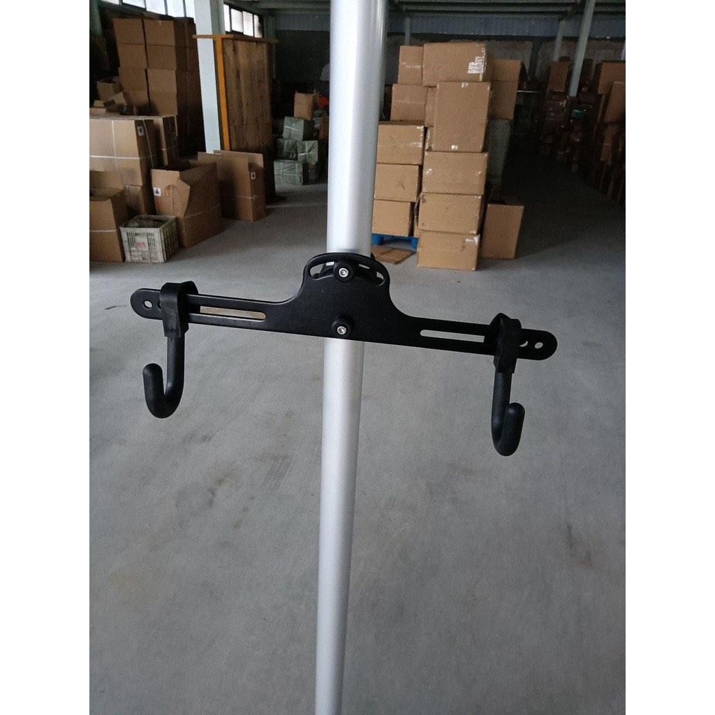 Bicycle rack double bike stand shelf floor to ceiling., Sports Equipment, Bicycles & Parts