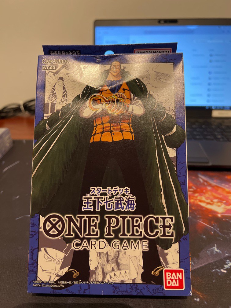 Blue starter deck ONE PIECE TCG CROCODILE, Hobbies & Toys, Memorabilia